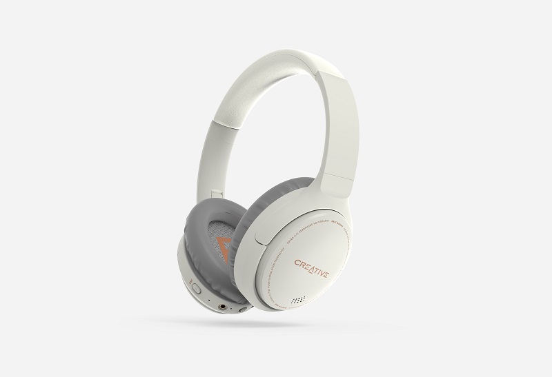Creative Zen Hybrid Headphones Priced at S$149, Featuring Hybrid ANC and 37-Hour Battery Life Creative Zen Hybrid White Hero angle