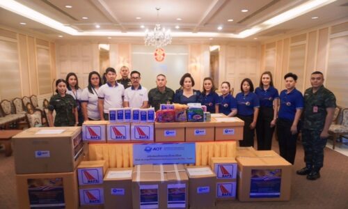 AOT and BAFS Donate Relief Kits to Border Communities Affected by Thai–Cambodian Unrest AOT and BAFS Donate Relief Kits to Border Communities Affected by Thai–Cambodian Unrest